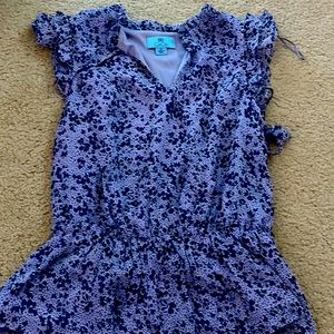 Cece purple and blue women’s dress top
